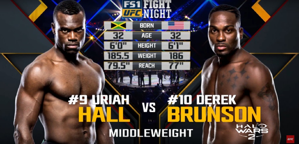 UFC nas časti borbom između Derek Brunsona i Uriah Halla! (VIDEO)