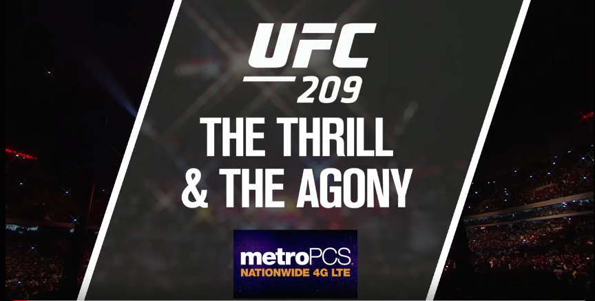 Pogledajte “The Thrill and the Agony” za UFC209!