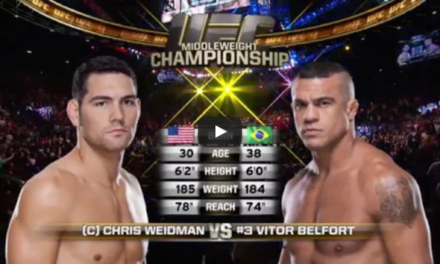 Besplatna borba “Chris Weidman vs. Vitor Belfort” (VIDEO)
