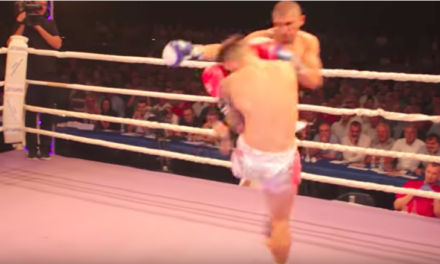 Aca Konovalov je sinoć završio svog protivnika letećim kolenom! (VIDEO)