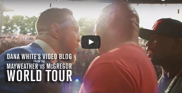Dana Whites Video Blog: Conor McGregor vs Floyd Mayweather world tour- četvrti deo (VIDEO)