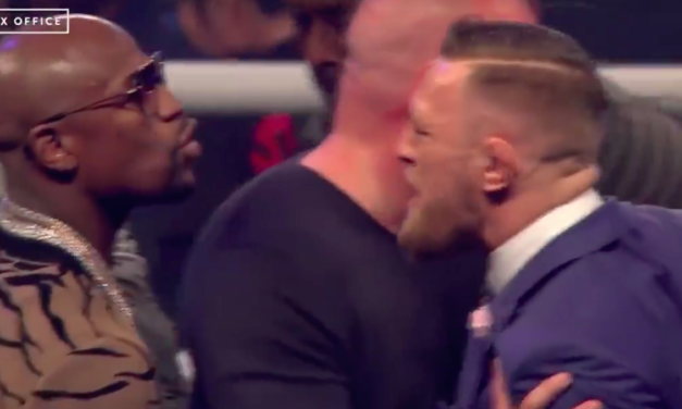 Pogledajte današnje suočavanje između Mayweathera i McGregora! (VIDEO)
