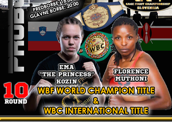 Ema Kozin napada WBF i WBC pojas u boksu na “CFC4” u Ljubljani!