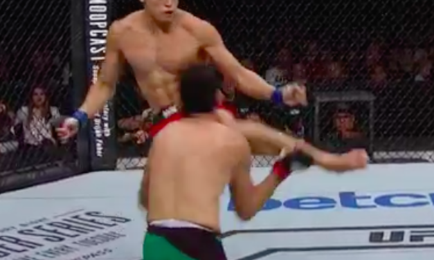 Pogledajte brutalan nokaut kolenom sa današnje UFC priredbe! (VIDEO)