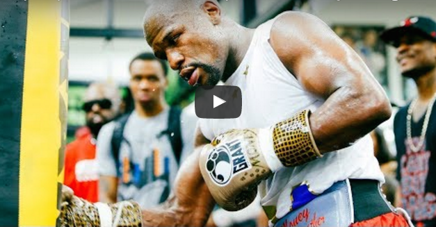 Otvoreni trening sa Floydom Mayweatherom! (VIDEO)