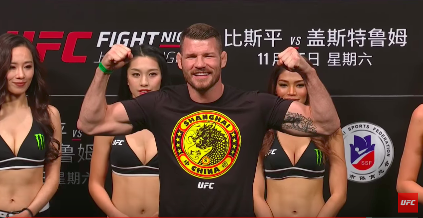 Bisping tačan na vagi u Kini, merenje za publiku UFC-a u Shanghaiu! (VIDEO)