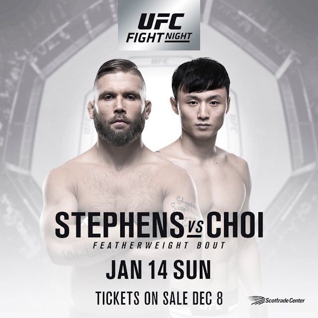 UFC Fight Night 124: Potvrđena borba između Jeremy Stephensa i “The Korean Superboya”