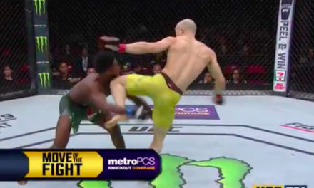 UFC Fight Night 123: Moraes brutalnim nokautom pobijedio Sterlinga, Swanson tapkao na giljotinu