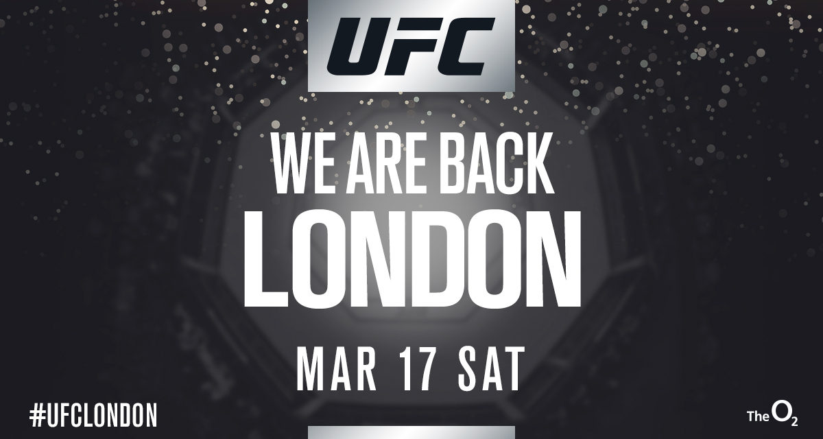 Tri borbe postale zvanične za UFC u Londonu!