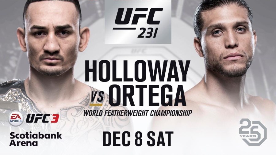 Borba Maxa Hollowaya protiv Briana Ortege najavljena za UFC 231 (VIDEO)